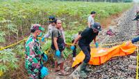 Seorang pemuda bernama Heri Irawan (24) ditemukan tewas dengan kondisi tubuh rusak parah usai tertemper Kereta Api jurusan Medan-Pematang Siantar. (Foto: Istimewa)