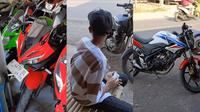 Anak ini ngotot minta CBR150R ke ayahnya, tidak terima ditawari CB150R yang lebih murah. (Sumber: TikTok/@savamotor99)
