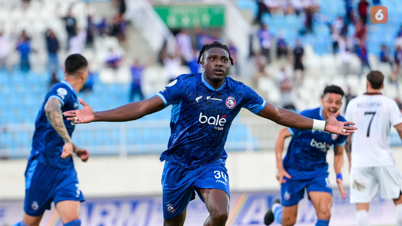 Comeback Dramatis Arema FC! Tertinggal Dua Gol, Singo Edan Selamatkan Diri dari Kekalahan Lawan Bhayangkara FC