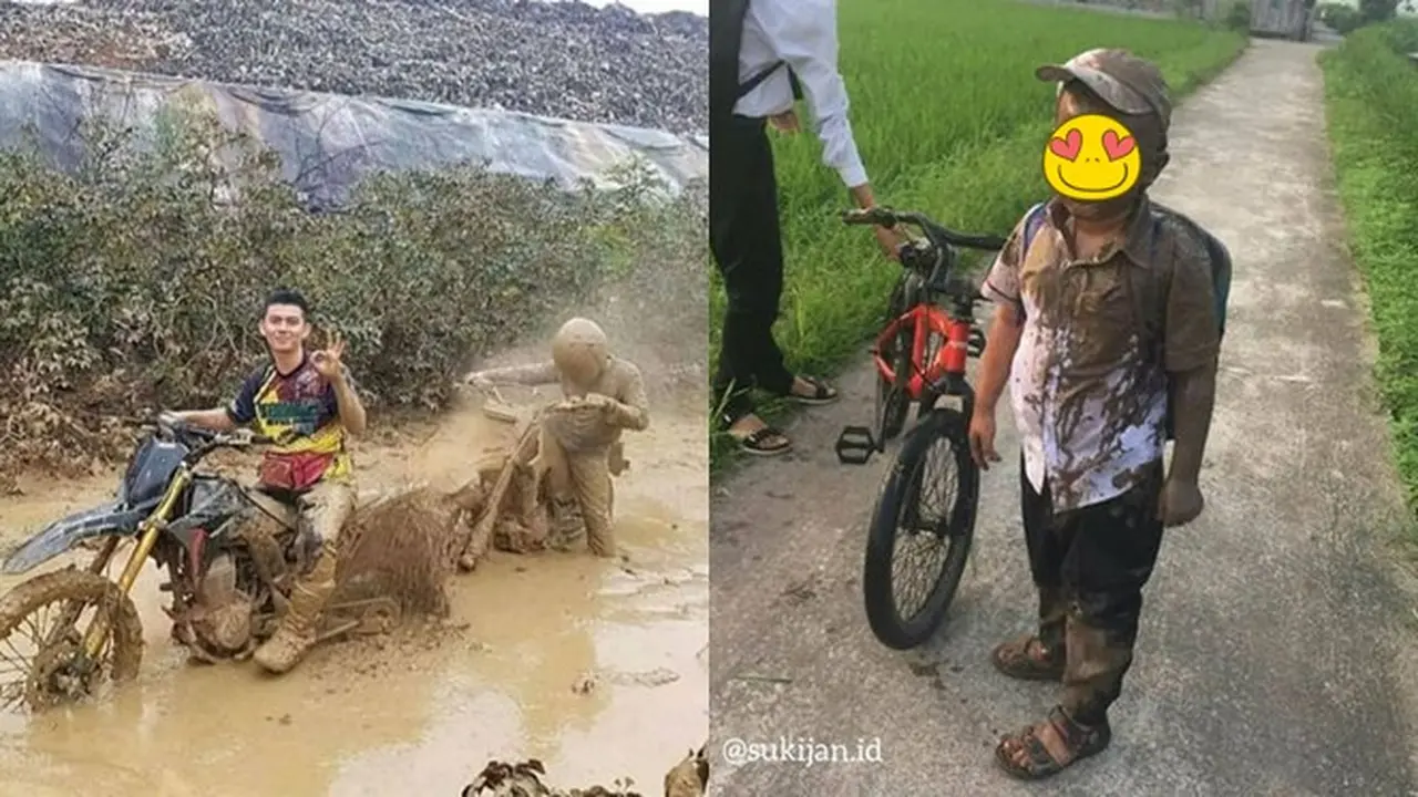 6 Momen Apes Baju Jadi Kotor dan Basah Ini Bikin Elus Dada, Harap Bersabar