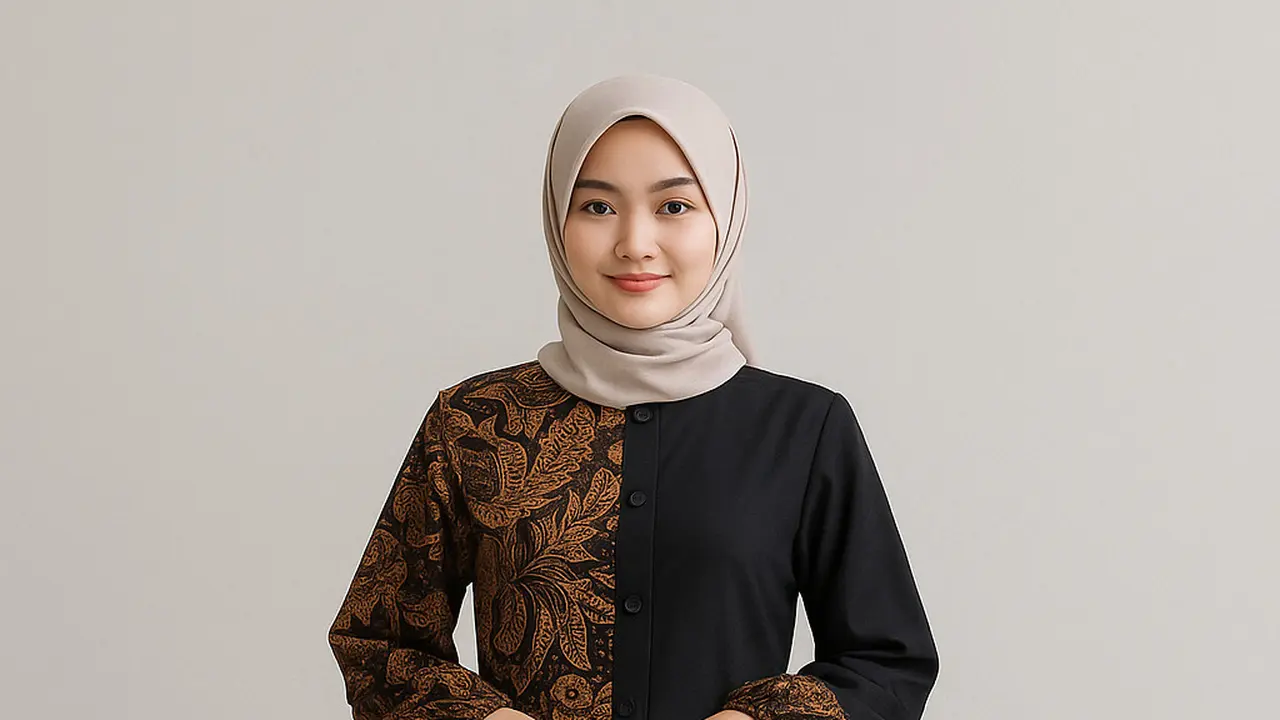 Model Gamis Batik Kombinasi Full Kancing Terpopuler 2025