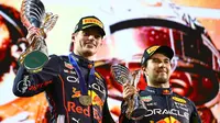 Max Verstappen dan Sergio Perez meraih juara pertama dan ketiga F1 musim 2022 (ist)