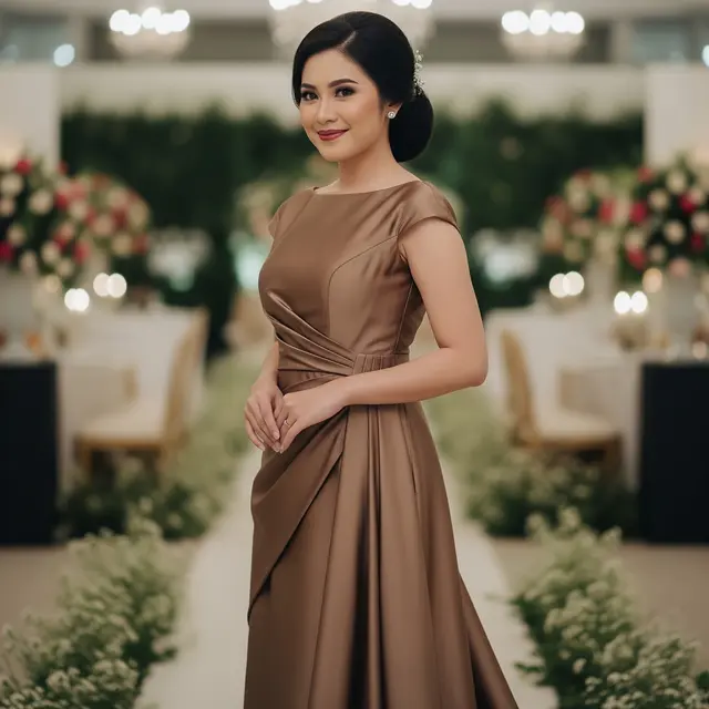 Model Baju Bridesmaid Coksu (Gemini AI)