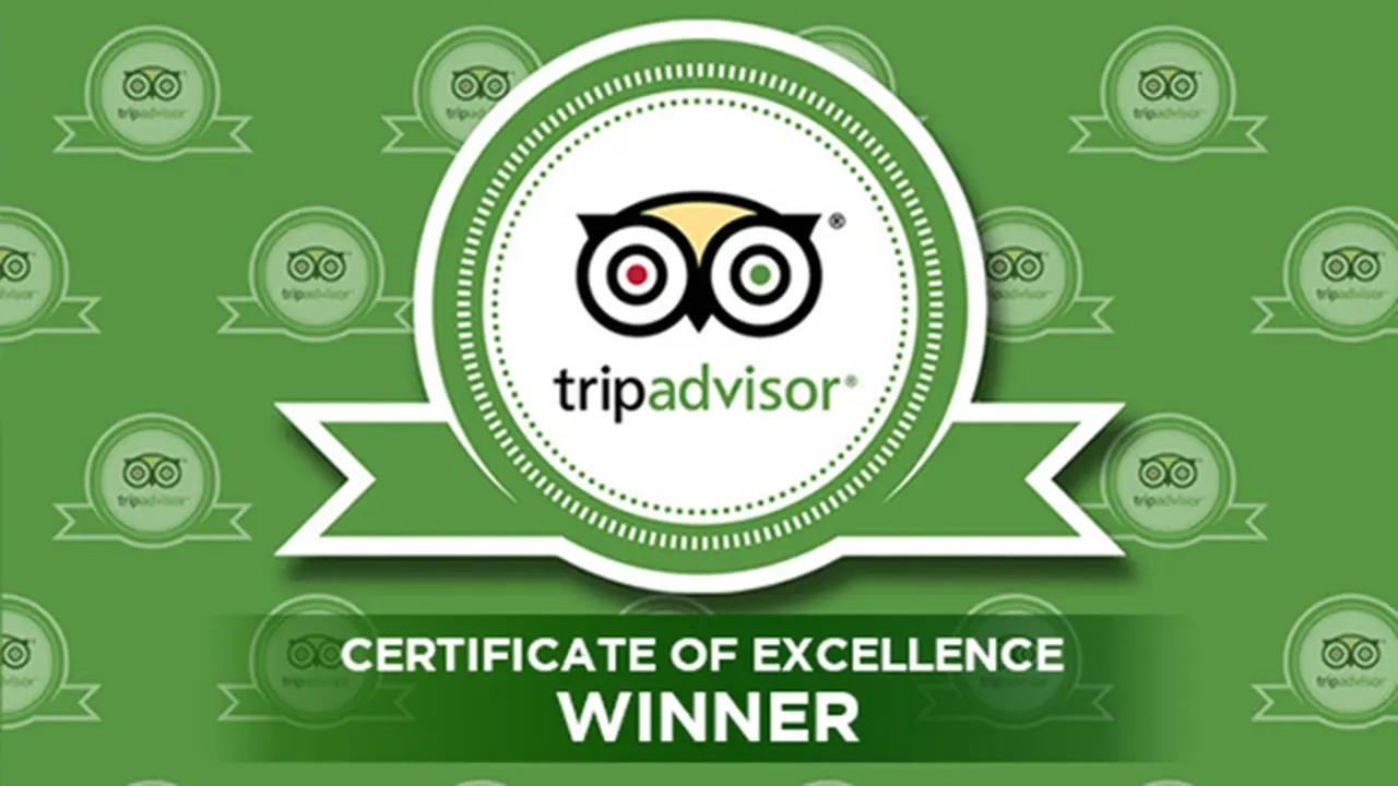 TripAdvisor - 2015 Certificate of Excellence