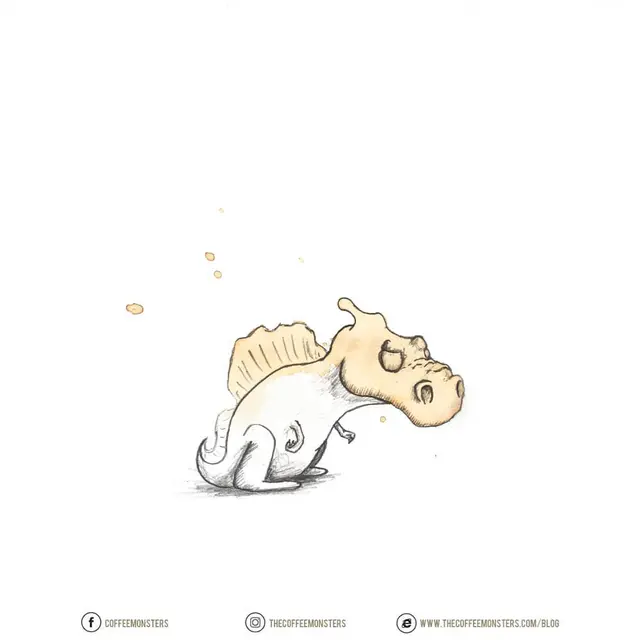 Ciptakan Gambar Unik Dari Sebuah Noda Kopi, 6 Karya Pria Ini Kreatif Banget