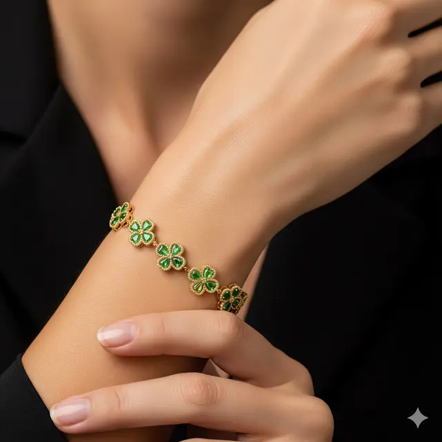 Gelang Clover Keberuntungan