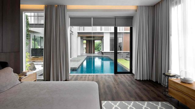 Desain Rumah Modern Dengan Tangga Putar - Masih baru