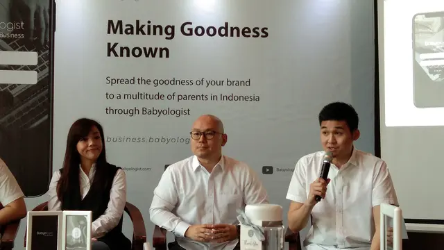 Babyologist luncurkan Babyo for Business untuk menyambungkan komunikasi antara ibu dan juga industri (Liputan6.com/Giovani Dio Prasasti)