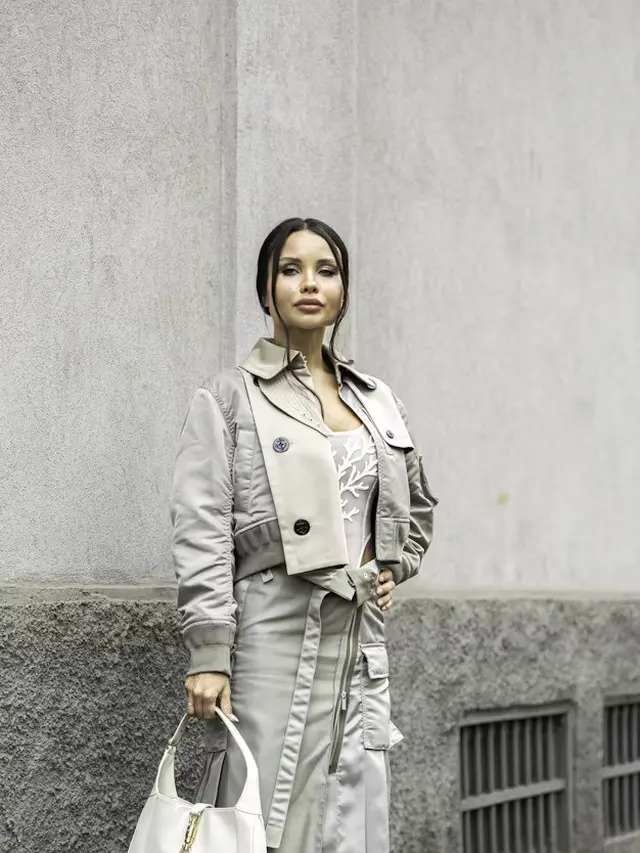 Ilustrasi cargo skirt sebagai tren fashion