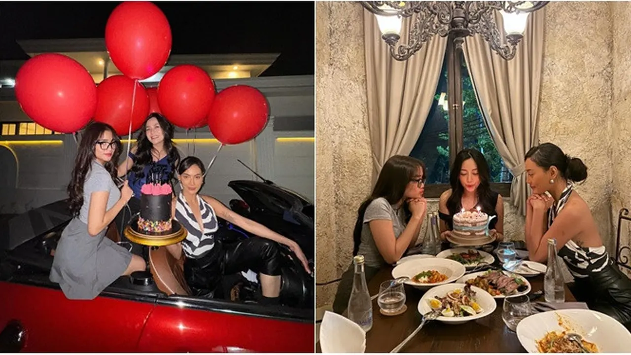 Kini Jadi Bestie, Ini 6 Potret Fuji dan Erika Carlina Rayakan Ultah Rachel Vennya