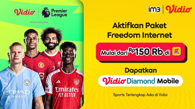 IM3 dan Vidio Tawarkan Paket Bundling Premier League