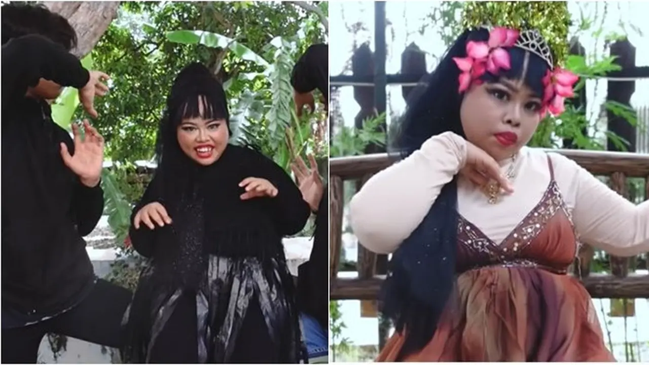 6 Potret Kocak Penampilan Kekeyi saat Cover Musik Video LALISA, Banjir Pujian