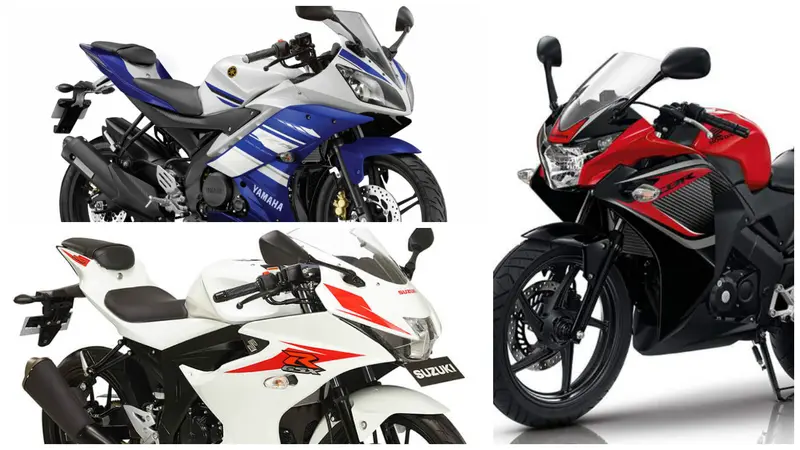 Sports bike full fairing kelas 150 cc