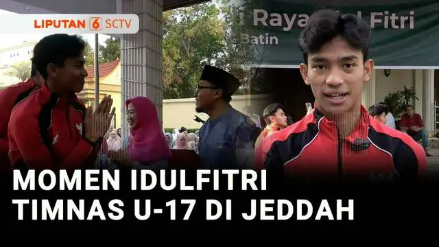 VIDEO: Momen Idulfitri, WNI Bersama Pemain Timnas U-17 Salat Id di Wisma KJRI Jeddah