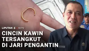 Cincin Kawin Tersangkut di Jari Pengantin