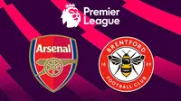 Liga Inggris - Arsenal Vs Brentford. (Bola.com/Lamya Safadinata)