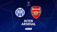 Cover prediksi Inter Milan vs Arsenal - Liga Champions. (Bola.com/Gregah Nurikhsani)