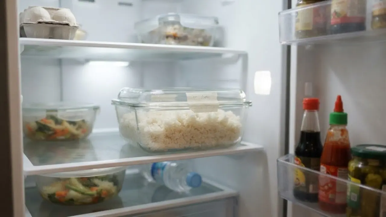 cara menyimpan nasi di kulkas