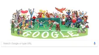 Google Doodle Piala Dunia 2018. Dok: Google