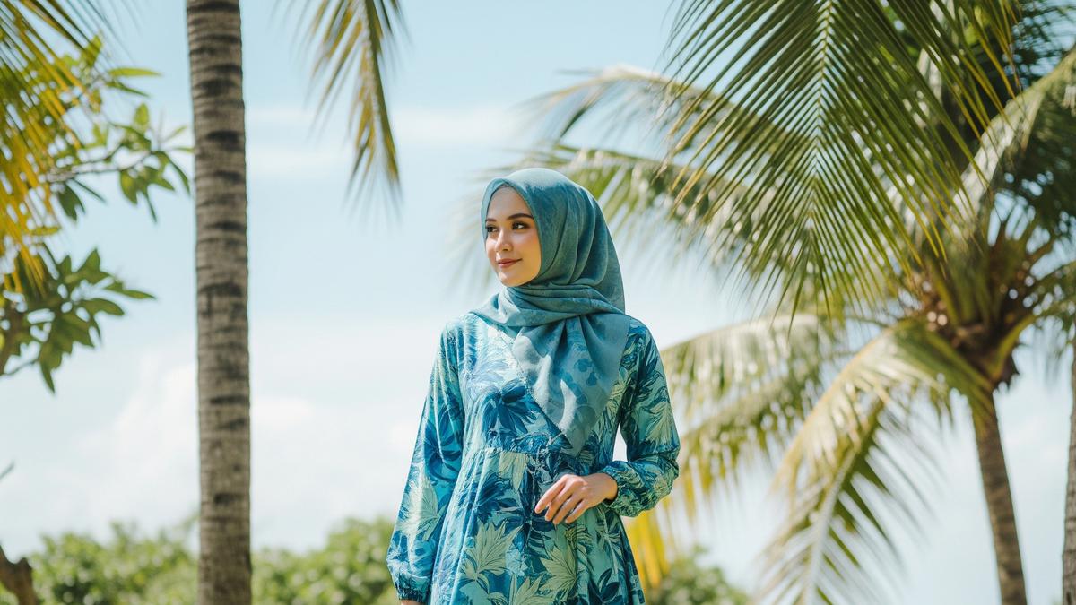 7 Model Gamis yang Tetap “Rapi &amp; Adem” untuk Komuter Motor Setiap Hari