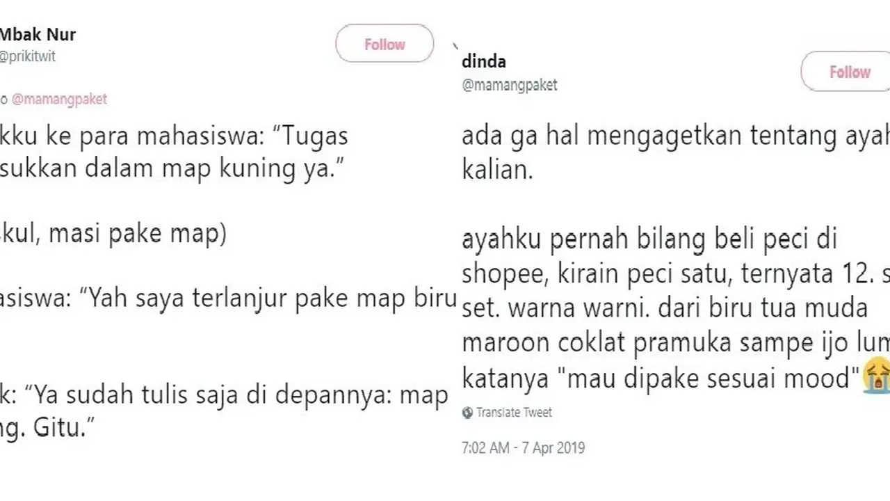 selera humor para ayah