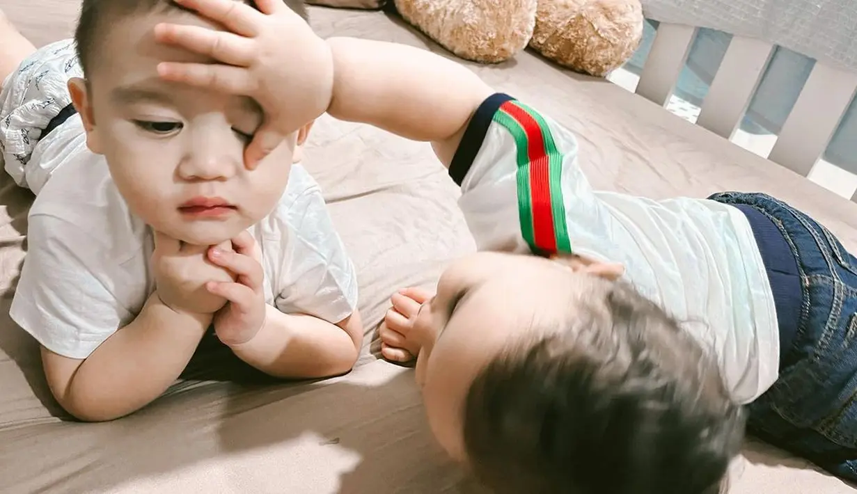 Ukkasya anak Zaskia Sungkar dan Athar Anak Citra Kirana (Instagram/citraciki)