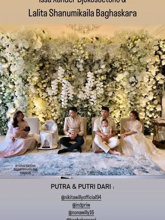 Digelar Bersama, Ini 7 Momen Akikah Anak Winona dan Nikita Willy