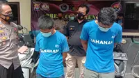 Buruh Alih Profesi Jadi Pelaku Curanmor Di Tangkap Polisi. (Jumat, 29/01/2021). (Yandhi Deslatama).