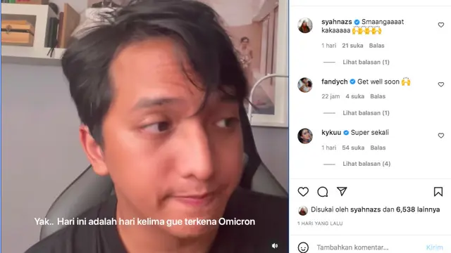 Ge Pamungkas Umumkan Pertama Kalinya Positif Covid-19. (instagram.com/gepamungkas)