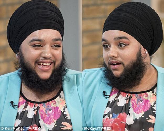 Harnaam Kaur lebih percaya diri/Copyright by dailymail.co.uk