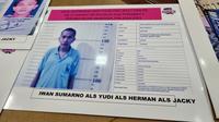 Penculik anak perempuan di kawasan Gunung Sahari, Jakarta Pusat (Jakpus) teridentifikasi atas nama&nbsp;Iwan Sumarno (42) alias Jacky alias Yudi alias Herman. (Liputan6.com/Ady Anugrahadi)