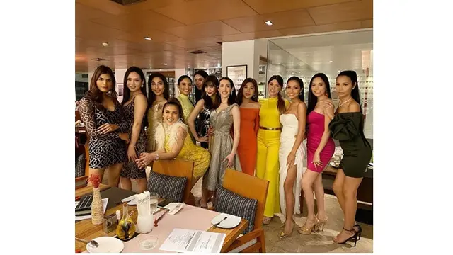 7 Potert Gebby Vesta saat Ikut Ajang Miss International Queen 2020
