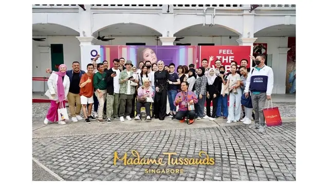 6 Momen Agnez Mo Hadiri Peluncuran Patung Lilinnya di Museum Madame Tussauds