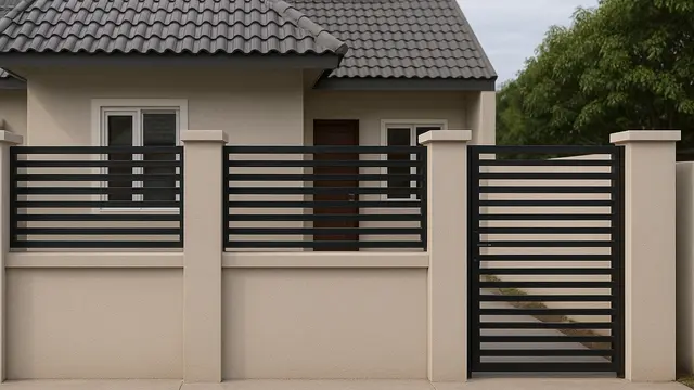 7 Model Pagar Tembok Rumah Minimalis Type 36, Desain Simpel tapi Tetap Elegan