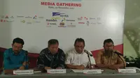 Foto pembicara acara Media Gathering Indonesianisme Summit 2017 di Jakarta, pada Rabu (29/11/2017).