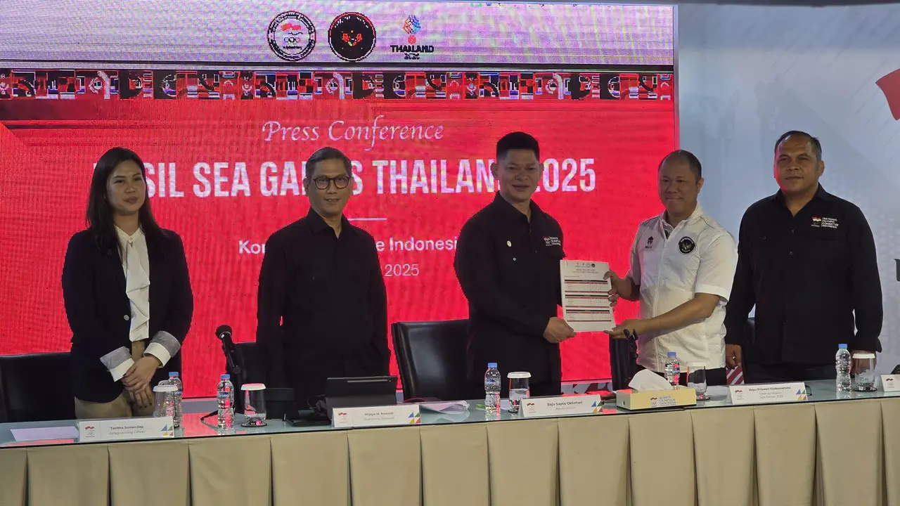 Jumpa pers NOC Indonesia soal SEA Games 2025
