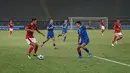 Menit ke-55, serangan Nepal dihentikan di tengah, bola dicuri pemain Indonesia dan dituntaskan dengan tembakan tenang Saddil Ramdani yang tinggal berhadapan dengan kiper. (Dok. PSSI)