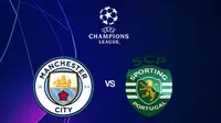 Liga Champions - Manchester City Vs Sporting CP (Bola.com/Adreanus TItus)