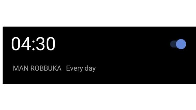 6 Keterangan Tulisan di Alarm Ponsel Ini Kocak, Dijamin Ampuh