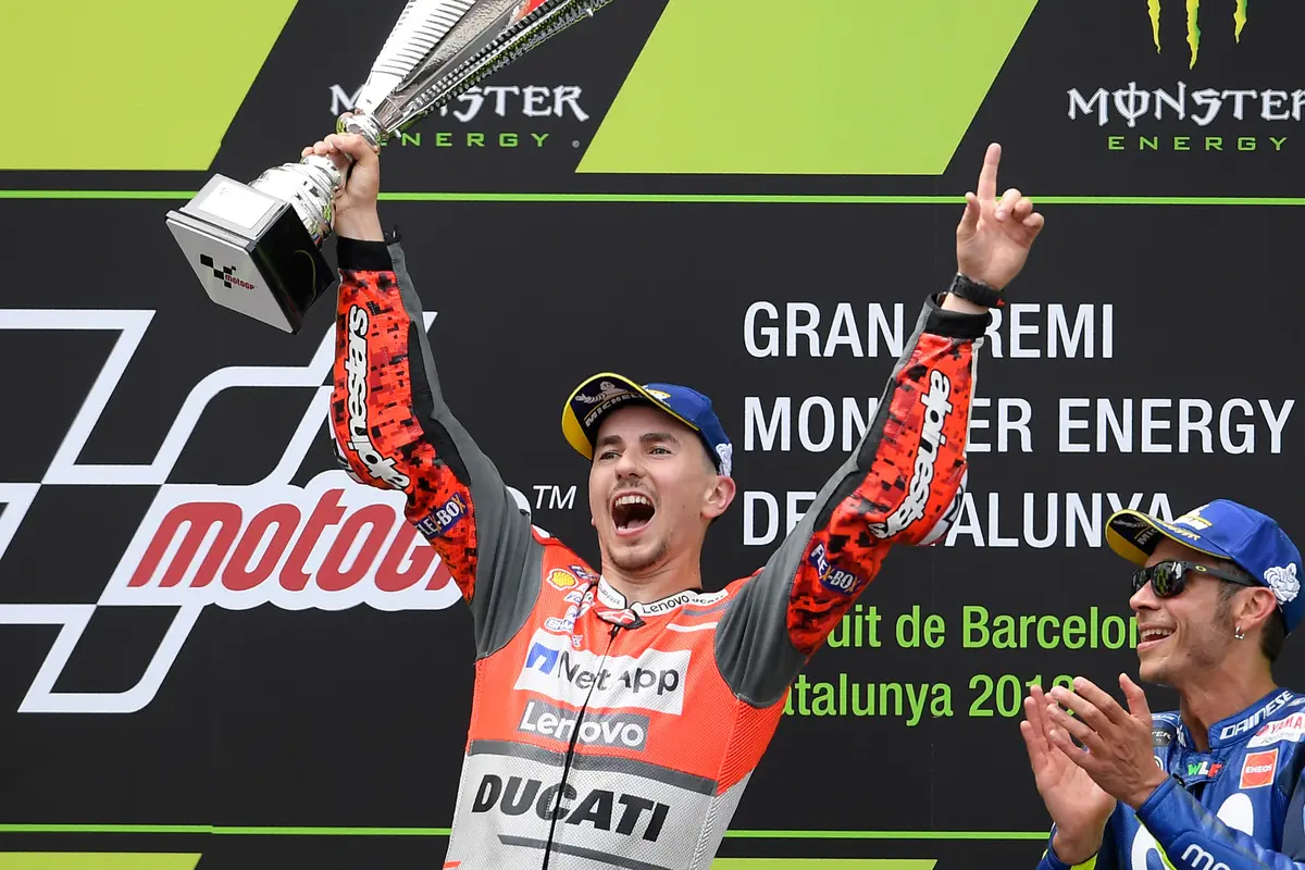 Jorge Lorenzo Juara MotoGP Catalunya 2018