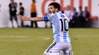 Striker Barcelona asal Argentina, Lionel Messi. (AFP/Nicholas Kamm)