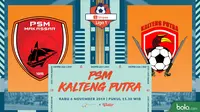 Shopee Liga 1 - PSM Makassar Vs Kalteng Putra (Bola.com/Adreanus Titus)