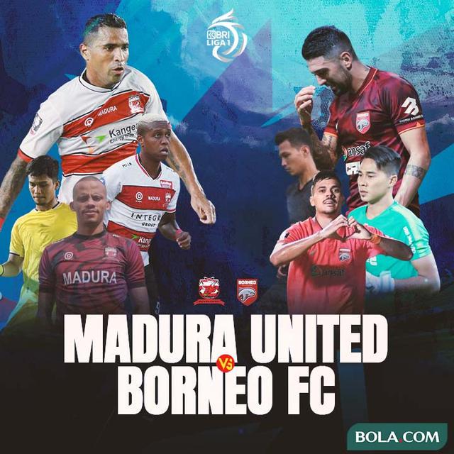 Liga 1 - Duel Antarlini - Madura United Vs Borneo FC