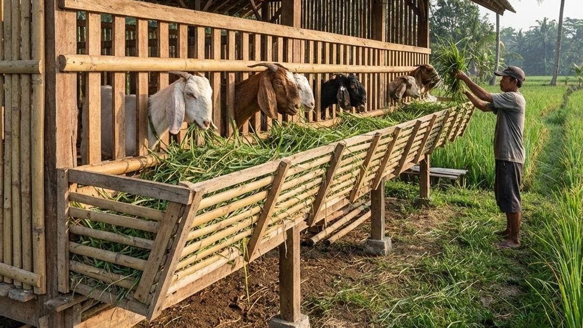 10 Desain Kandang Kambing Panggung Simpel dan Hemat Biaya, Minim Modal Hasil Maksimal