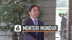 Menteri Perdagangan Jepang Isshu Sugawara mengundurkan diri setelah diduga melakukan tindakan tidak etis dalam undang-undang pemilu.