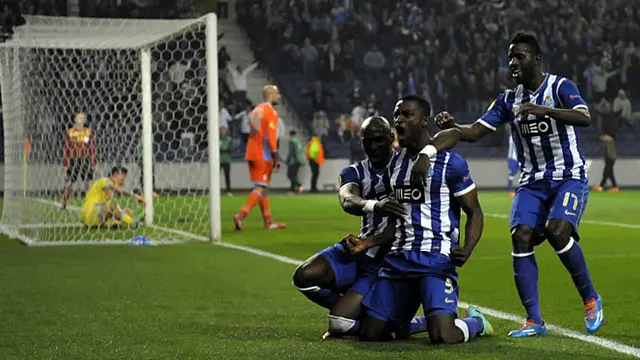 Highlight pertandingan Liga Europa antara Porto melawan Napoli di Estadio Do Dragao (Porto).