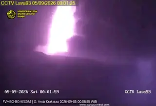 Anak Krakatau Erupsi Lagi (Magma Indonesia Kementerian ESDM)