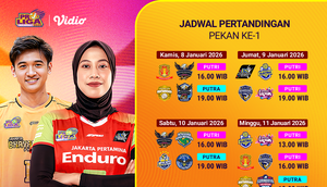Jadwal Proliga 2026 Pekan Ke-1, Tayang Eksklusif di Vidio