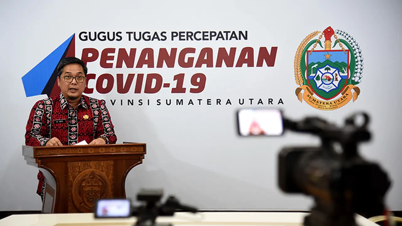 Juru Bicara (Jubir) Gugus Tugas Percepatan Penanganan COVID-19 Provinsi Sumatera Utara (Sumut) dr Aris Yudhariansyah