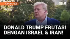 Donald Trump Frustasi! Israel dan Iran Masih Saling Serang!